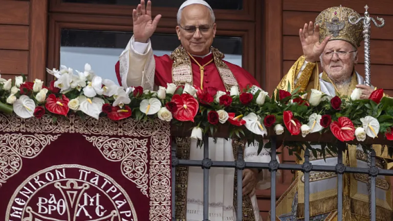 Pope Leo and Patriarch Bartholomew